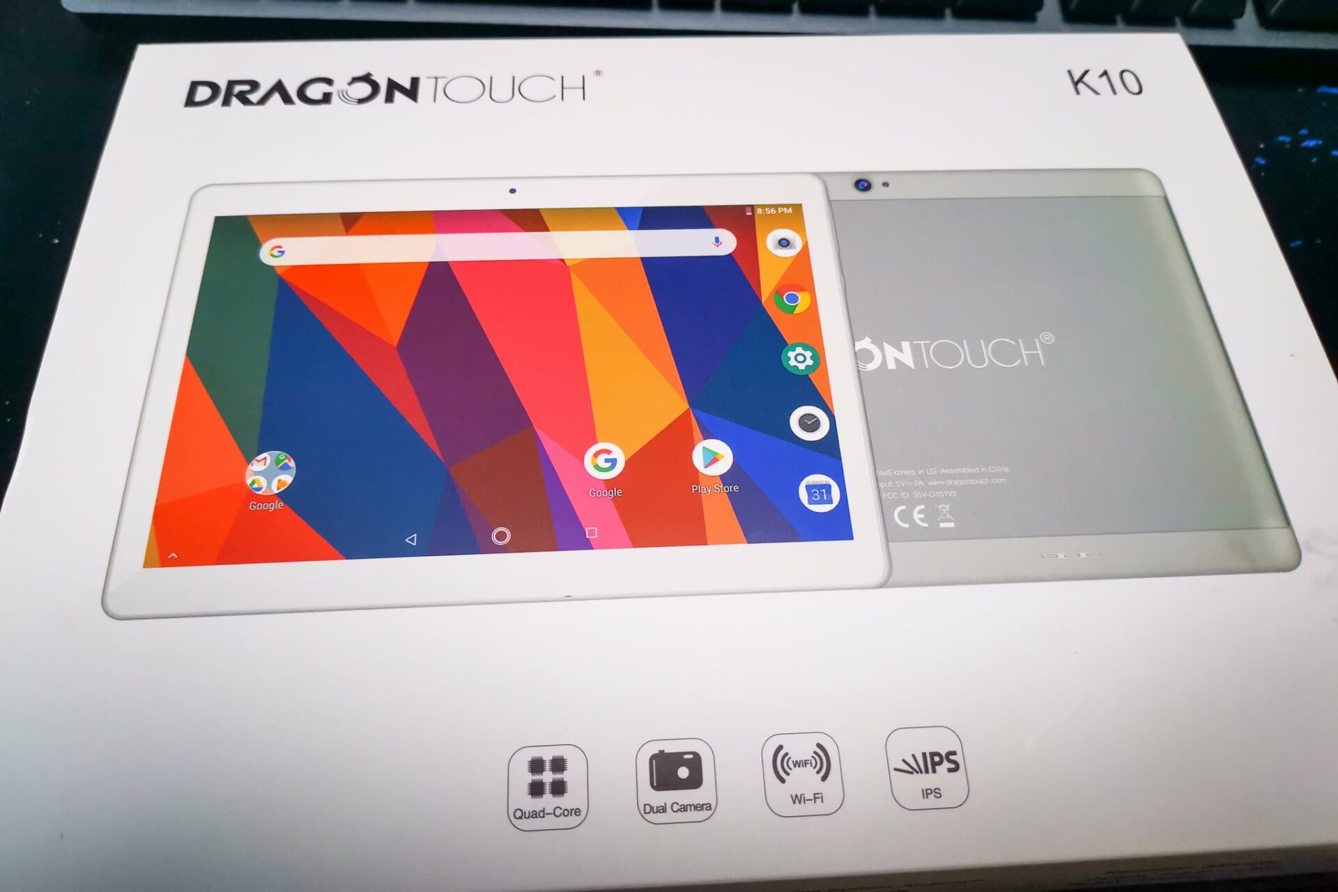 元祖格安タブのDragon Touch K10の10インチタブレットを買ってみました