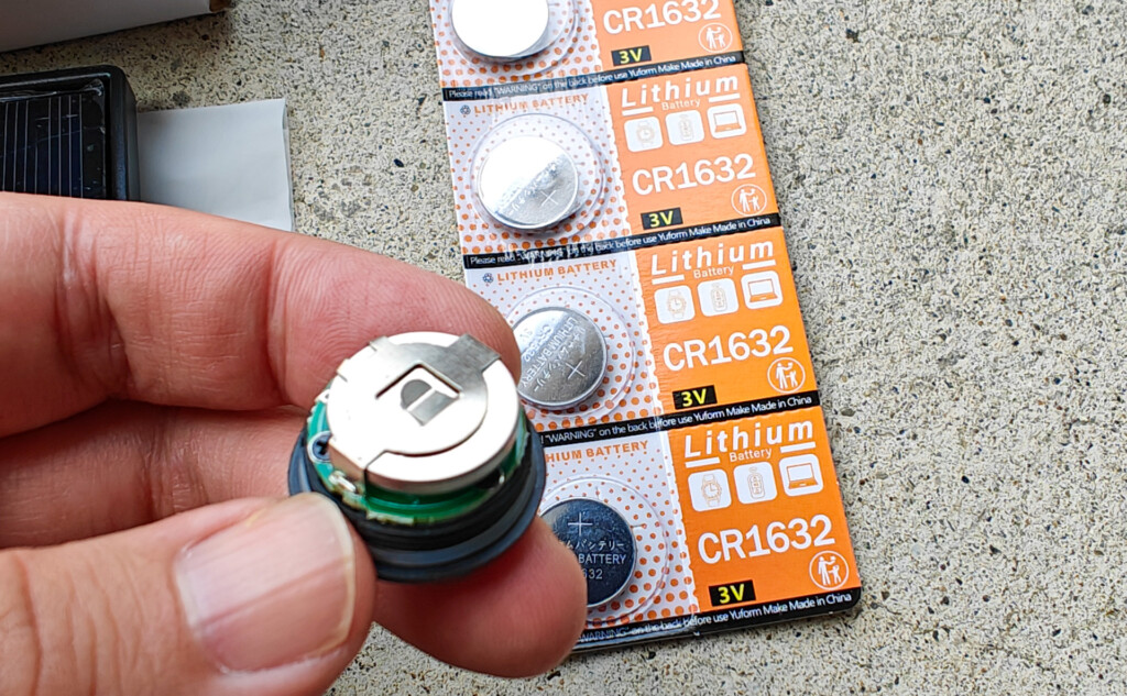 TPMSのボタン電池
