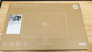 Xiaomi Gaming Monitor G27Qiの外箱