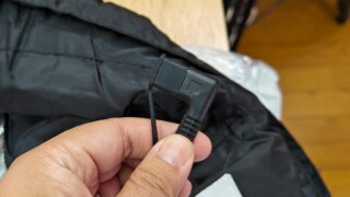 電熱ベスト・加熱ベスト・加熱服のケーブル