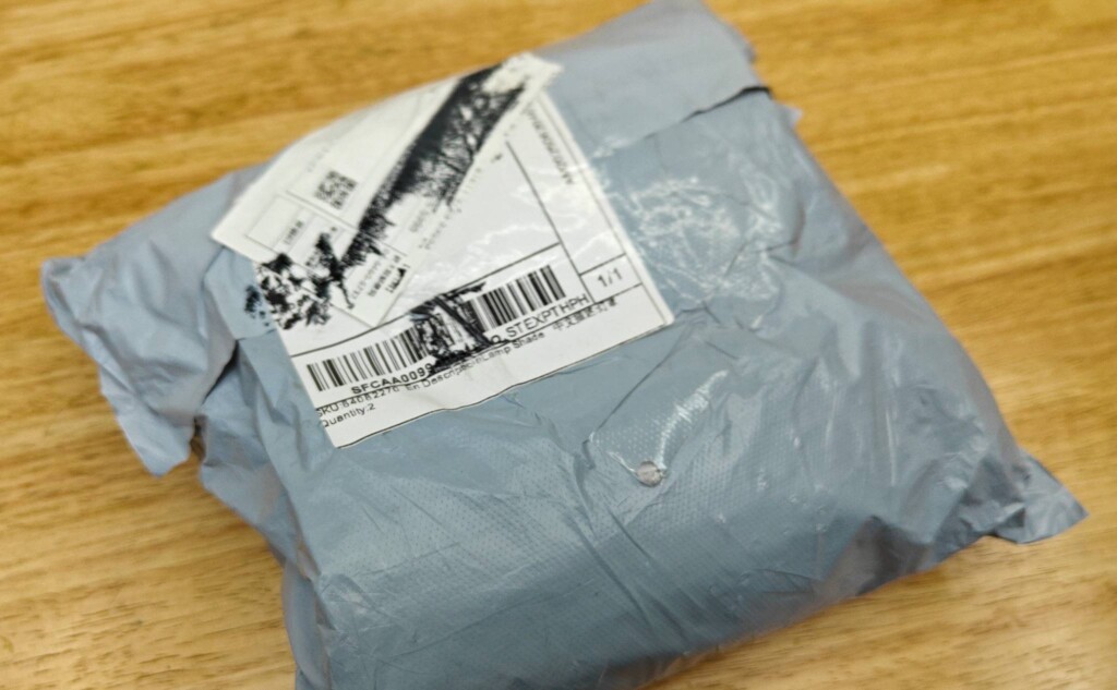 SFCサービス経由で届いた荷物
