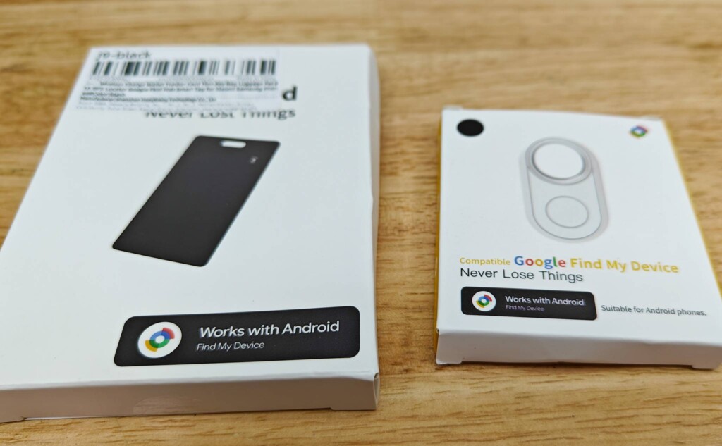 Google Find My Deviceの外箱