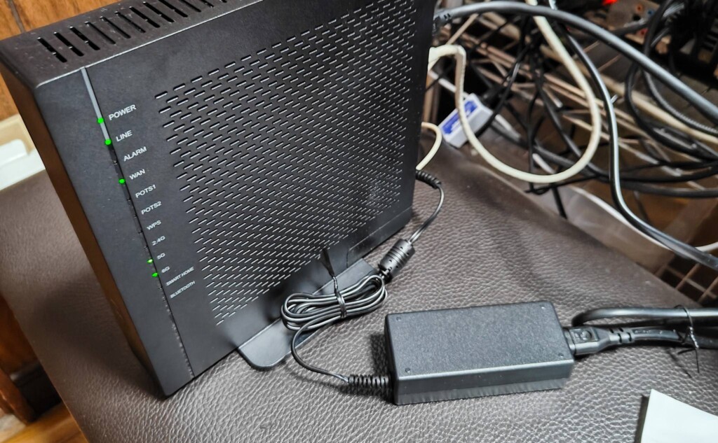 NURO光10プランのZTEルーターZXHN F2886Q