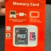 MicroSDカードのパッケージ