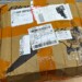 届いた荷物